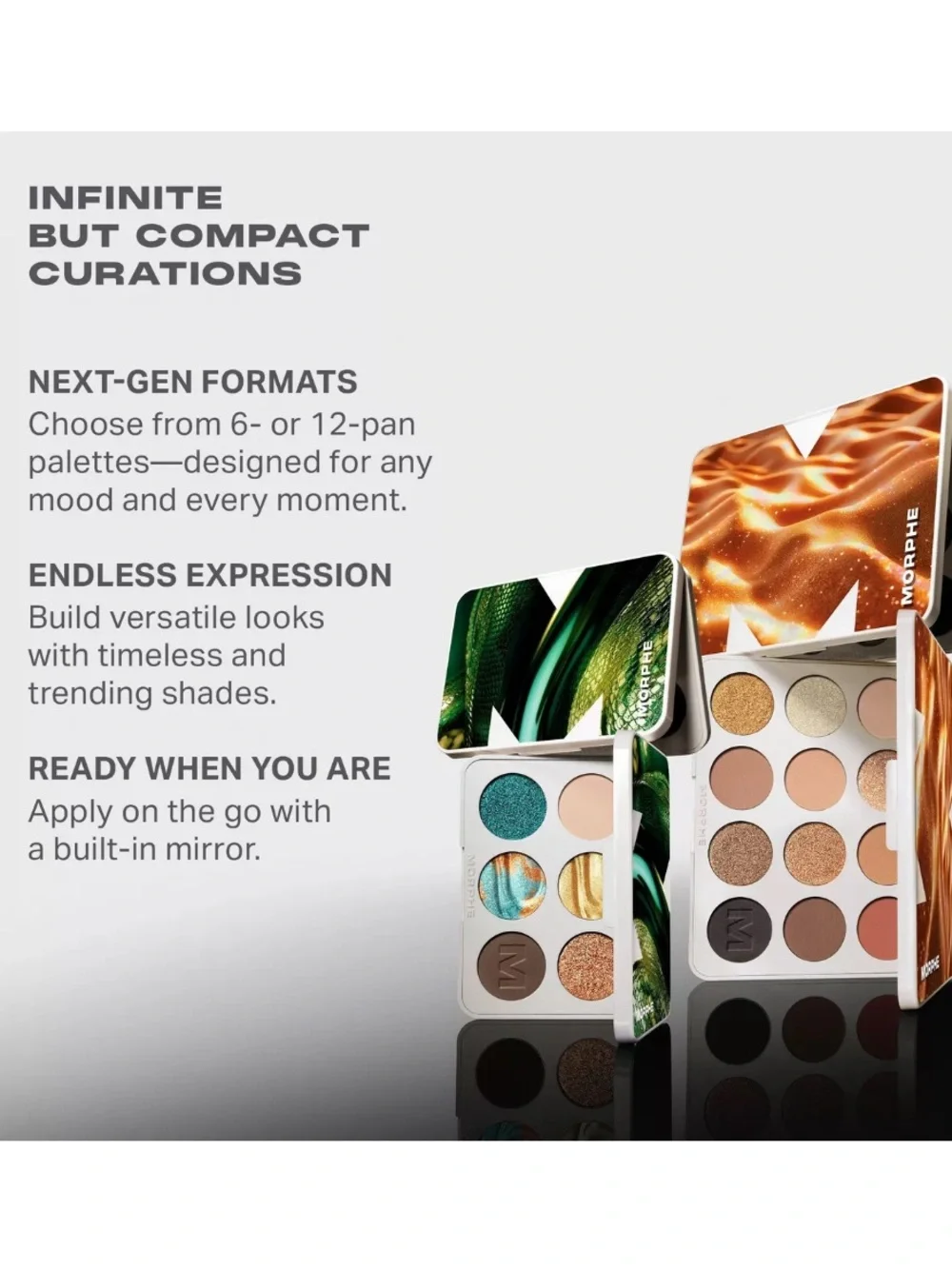 MORPHE CHROMAPLUS 6-PAN EYESHADOW PALETTE;—PYTHON CODE